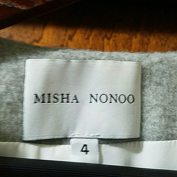 👀Authentic Misha Nonoo Gray Wool Coat👀 - Picture 3 of 6